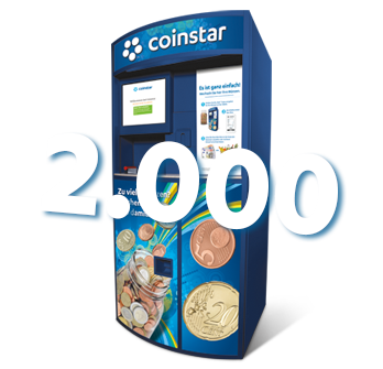 2.000 Coinstar Automaten
