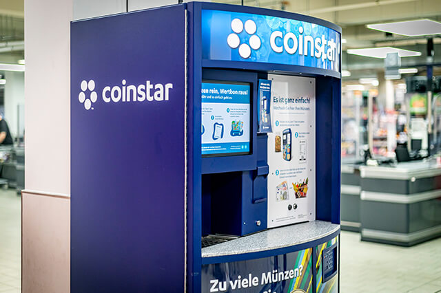 Kaufland setzt auf Wechsel-Automaten von Coinstar